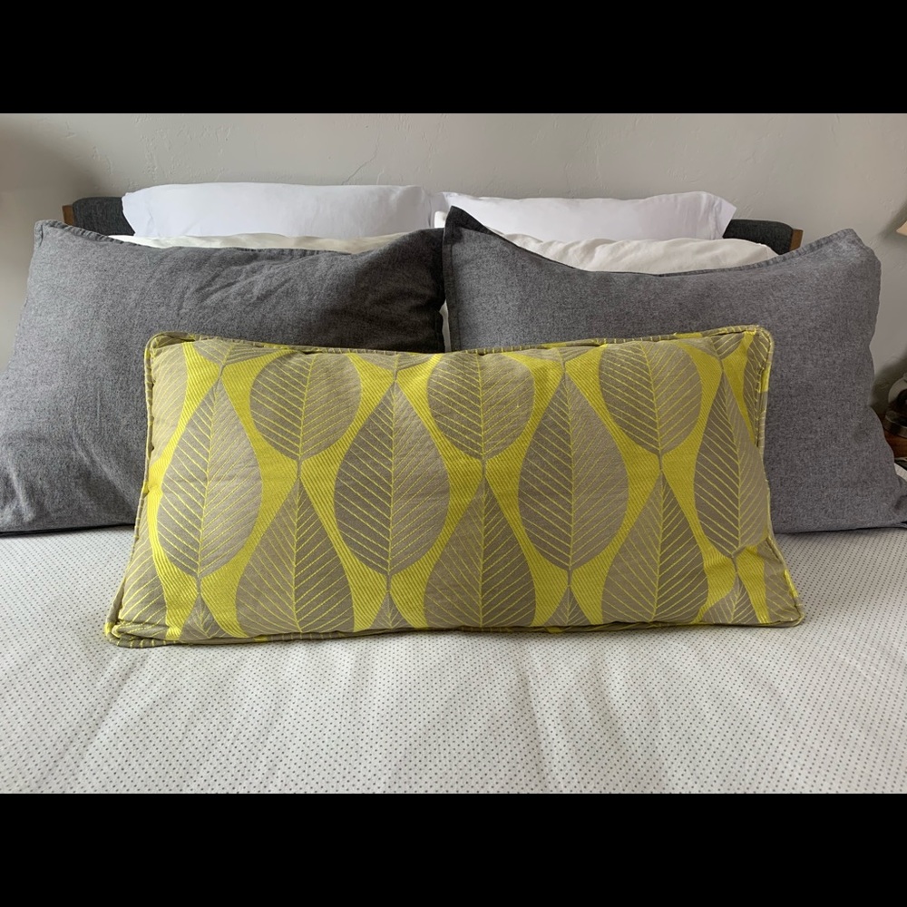 Accent pillow for a bedroom or living room
